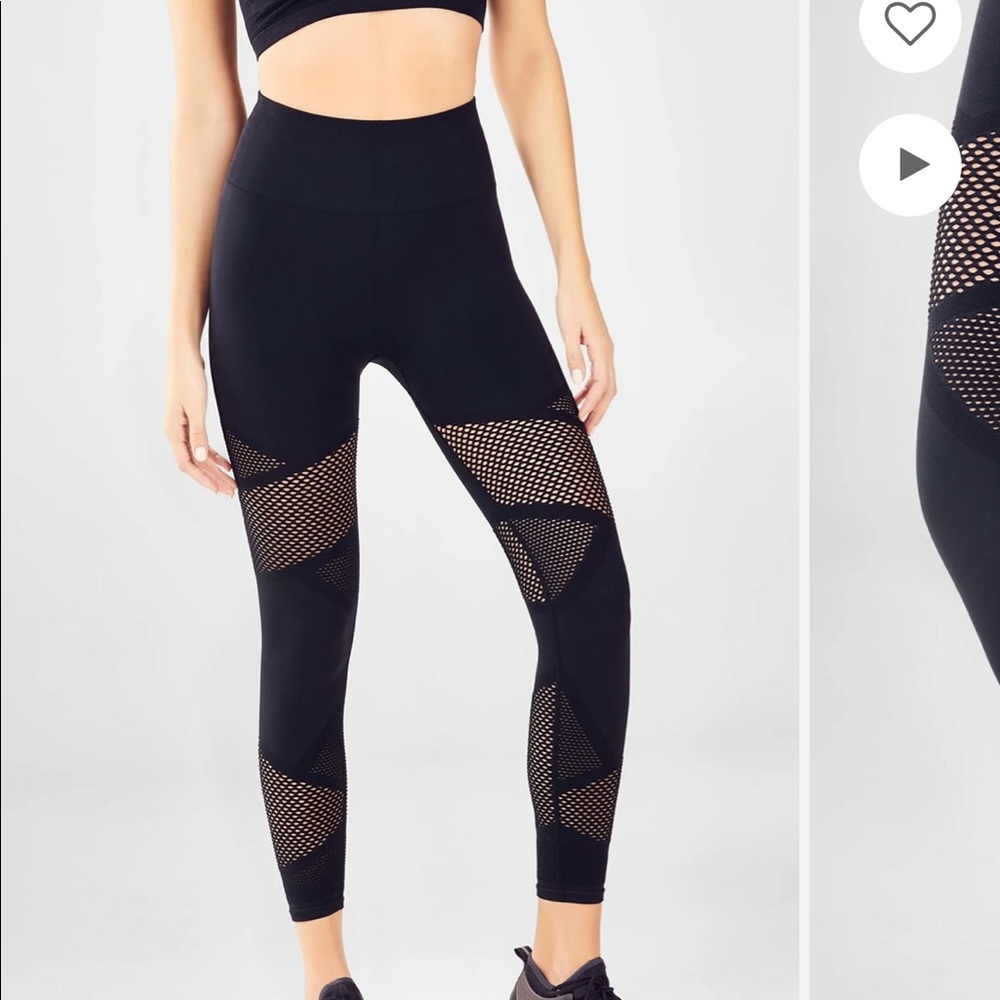 Fabletics Mosaic High Waisted 7/8 Length Leggings
